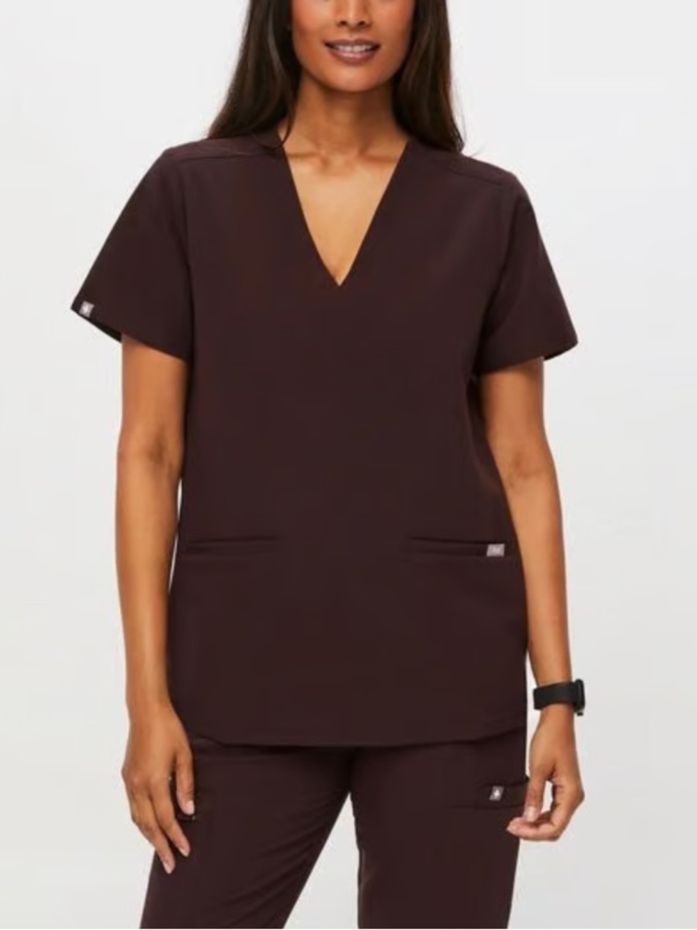 Figs Espresso Scrub Top & Bottom